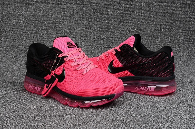 air max fille noir et rose