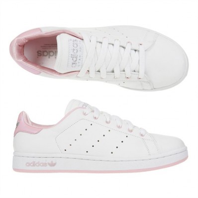 stan smith blanche et rose pale